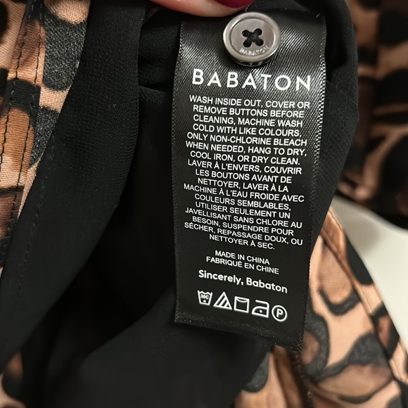 Leopard Babaton mini Dress size 2 - Picture 11 of 12